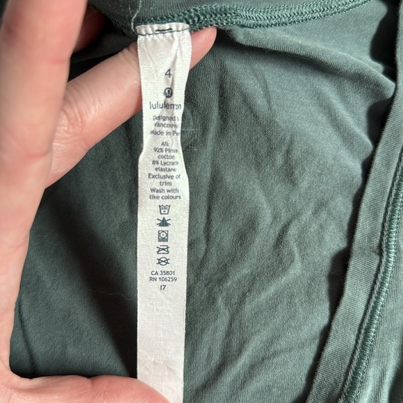 Lululemon Knot A Problem Tank in Graphite Green - Picture 4 of 6